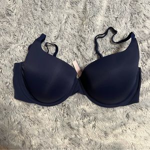 Victorias Secret Navy Blue Demi Bra 36DD